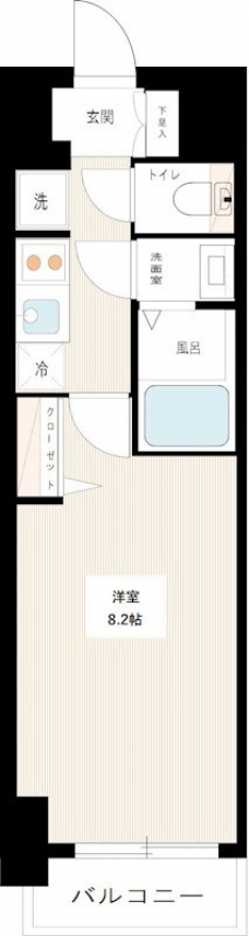 ＭＡＸＩＶ西大島の間取り図