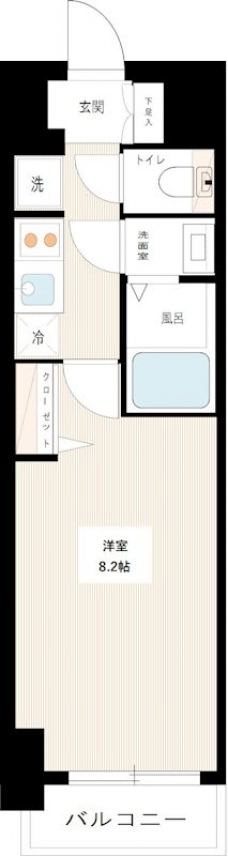 ＭＡＸＩＶ西大島の間取り図