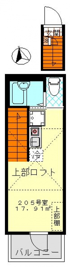 ハッピー上石神井の間取り図