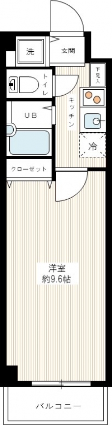 ヴィータローザ東雪谷の間取り図