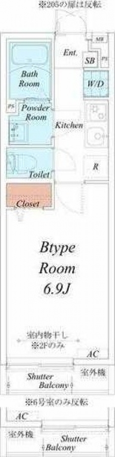 リブリ・ルーナ平井の間取り図