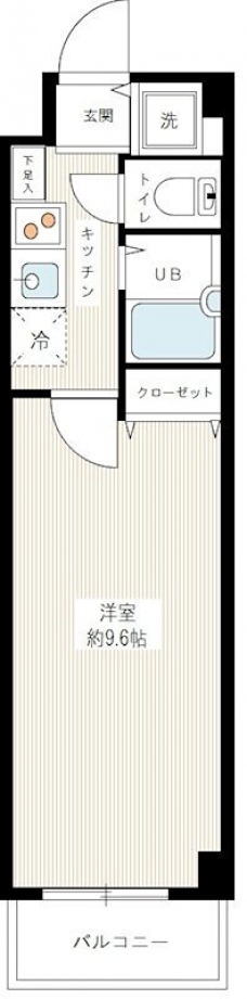 ヴィータローザ東雪谷の間取り図