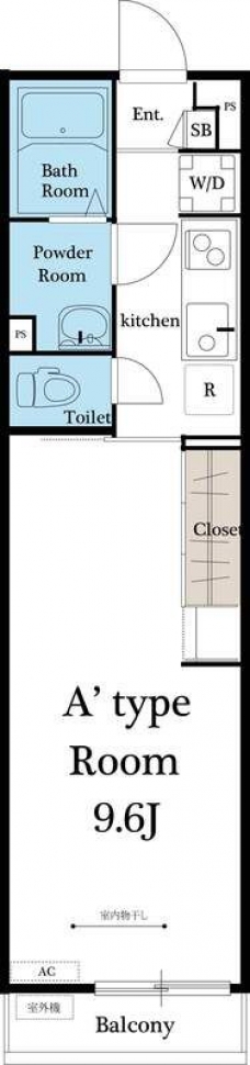 さくらハイムの間取り図
